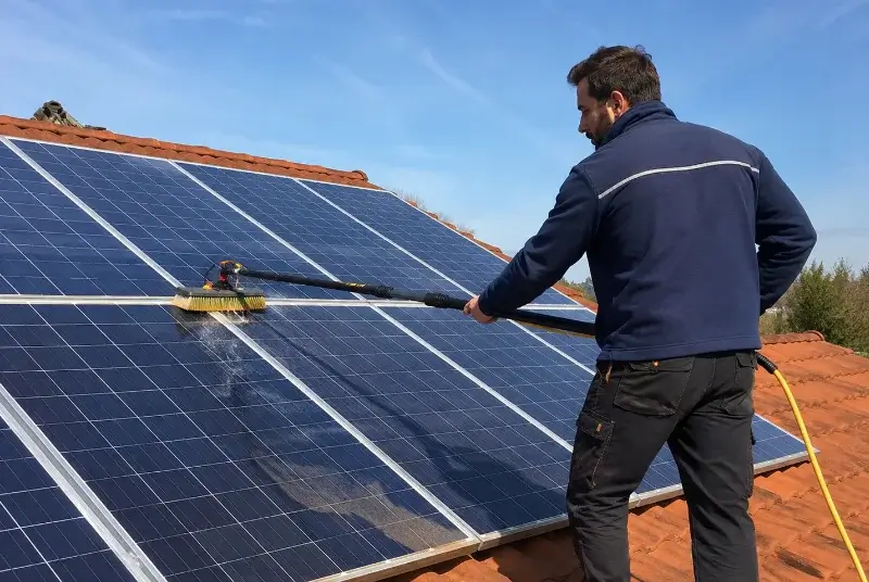 Nettoyage et entretien de panneaux solaires à Hessenheim